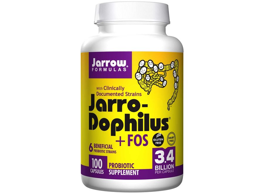 Jarro-Dophilus+FOS 3.4 BILLION ORGANISMS PER CAP 100 CAPS