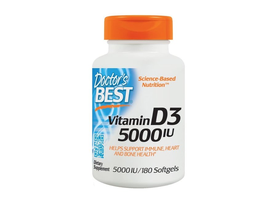 Dr Best Vitamin D3 (5000IU) 180S/G