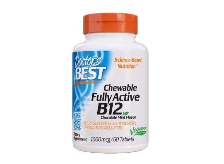 Chewable Fully Active B12 1000mcg  60T