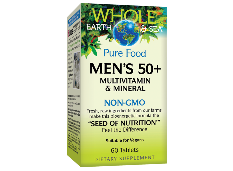 Whole Earth & Sea Men's 50+ Multivitamin & Mineral 60/TAB