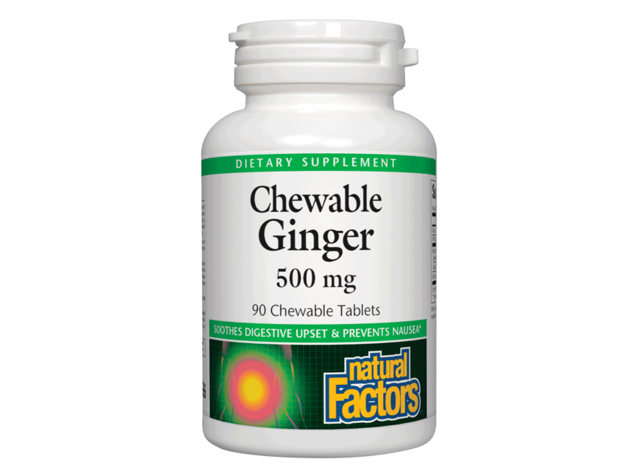 Natural Factors Chewable Ginger 90/TAB