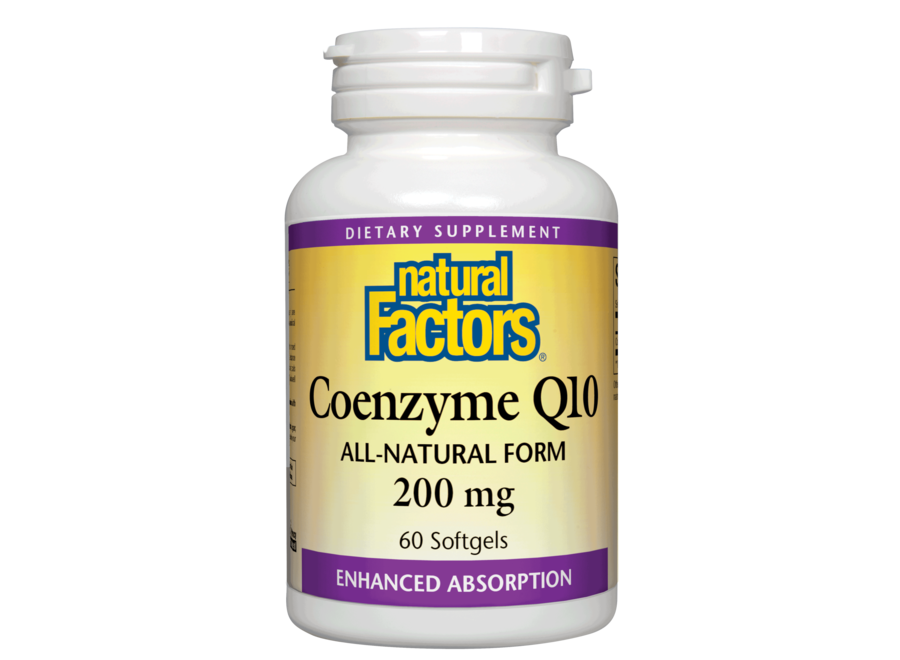 Natural Factors Co-Q10 200 mg 60/SG
