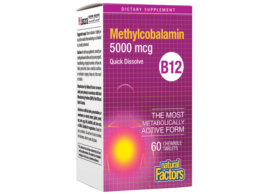 B12 Methylcobalamin 5,000 mcg Chewable 60/TAB