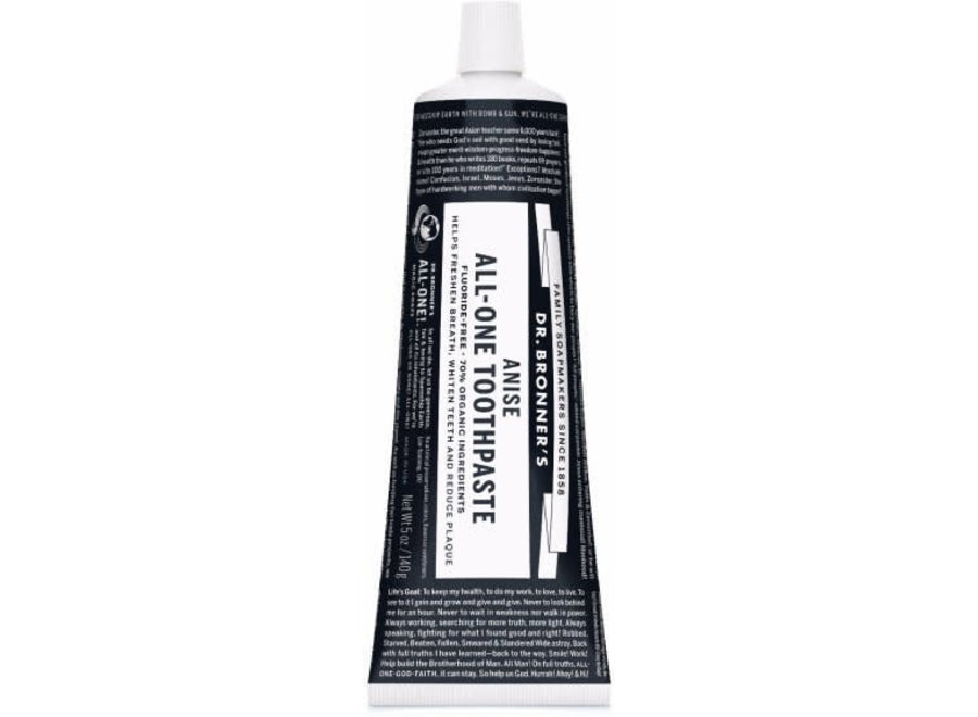 Dr. Bronner's Anise Toothpaste 5oz