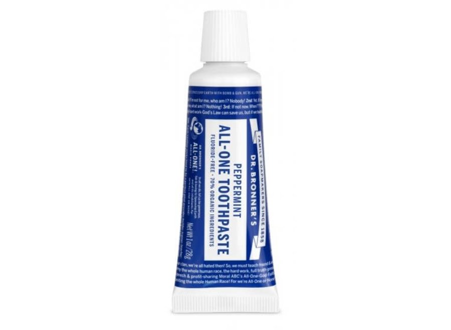 Dr. Bronner's Peppermint Travel Toothpaste