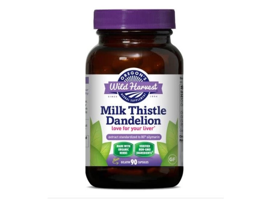 u Combination Encapsulated Herbs, Non-GMO Milk Thistle Dandelion