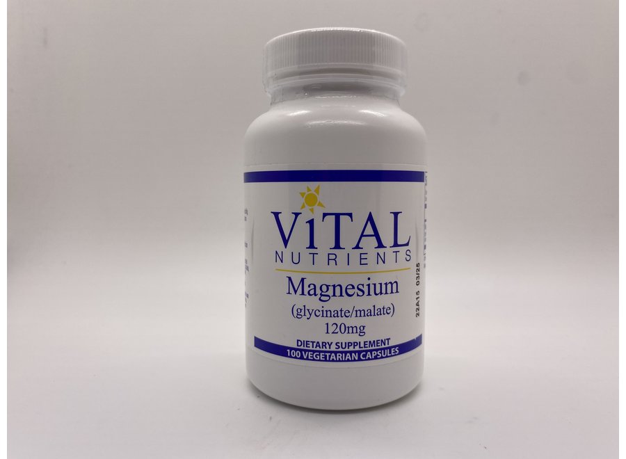 Magnesium Glycinate/Malate 120 mg 100cap