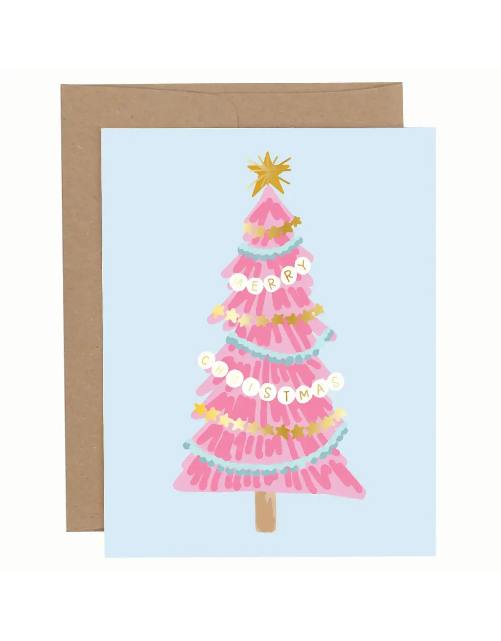 Faire Pippi Post- Friendship Bracelet Christmas Card-