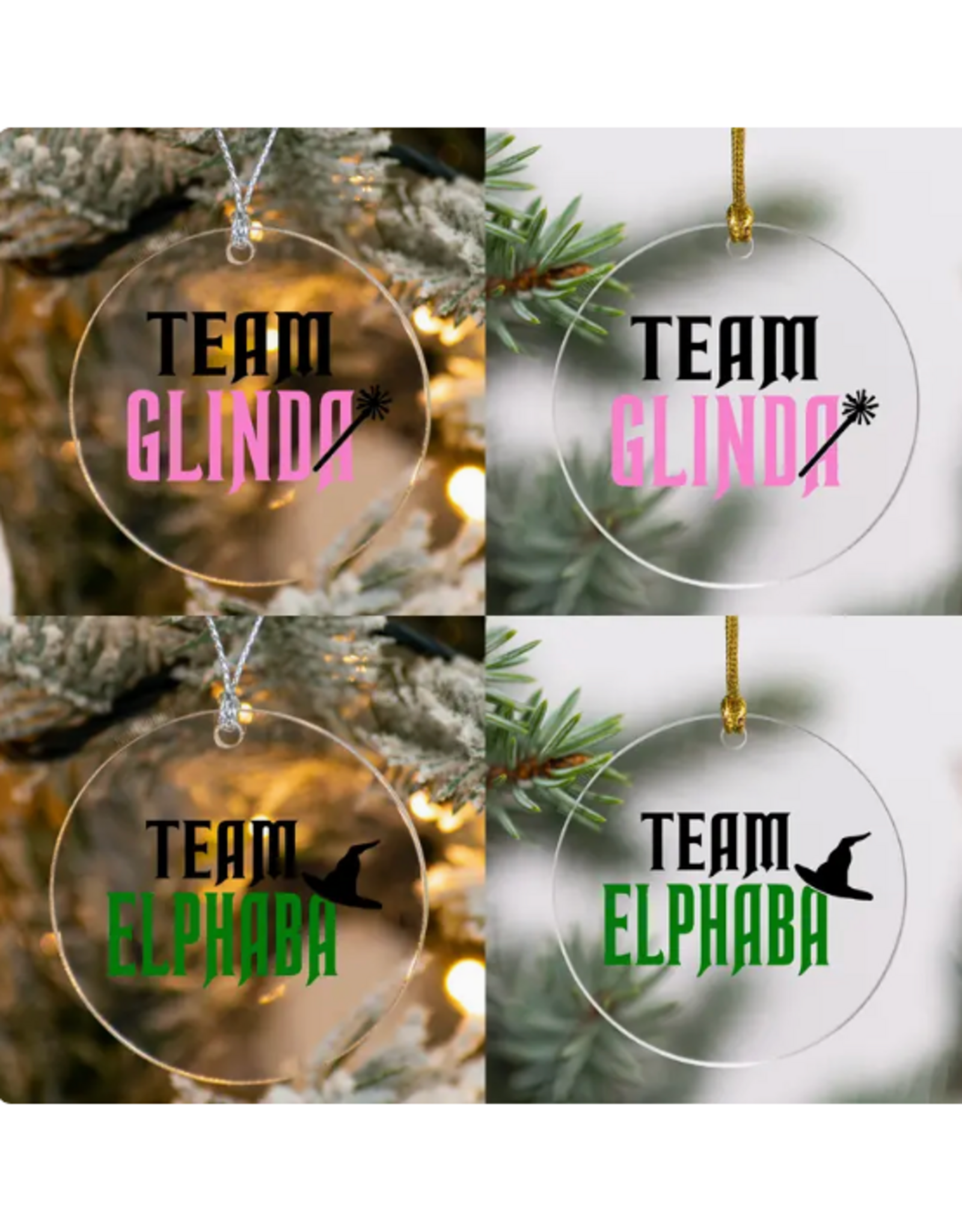 Faire Wicked Ornaments-