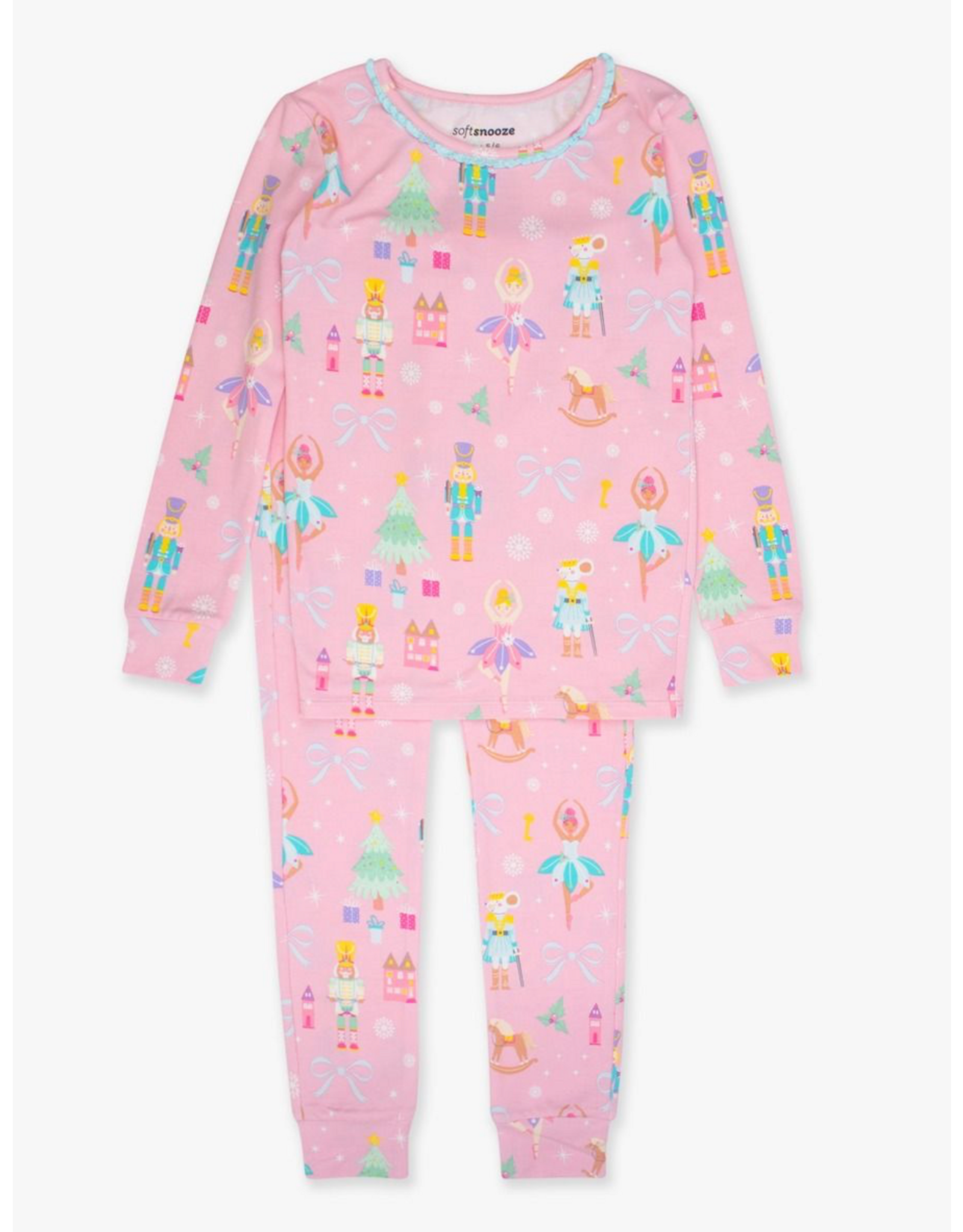 Rufflebutts- Sugarplum long sleeve pj set-