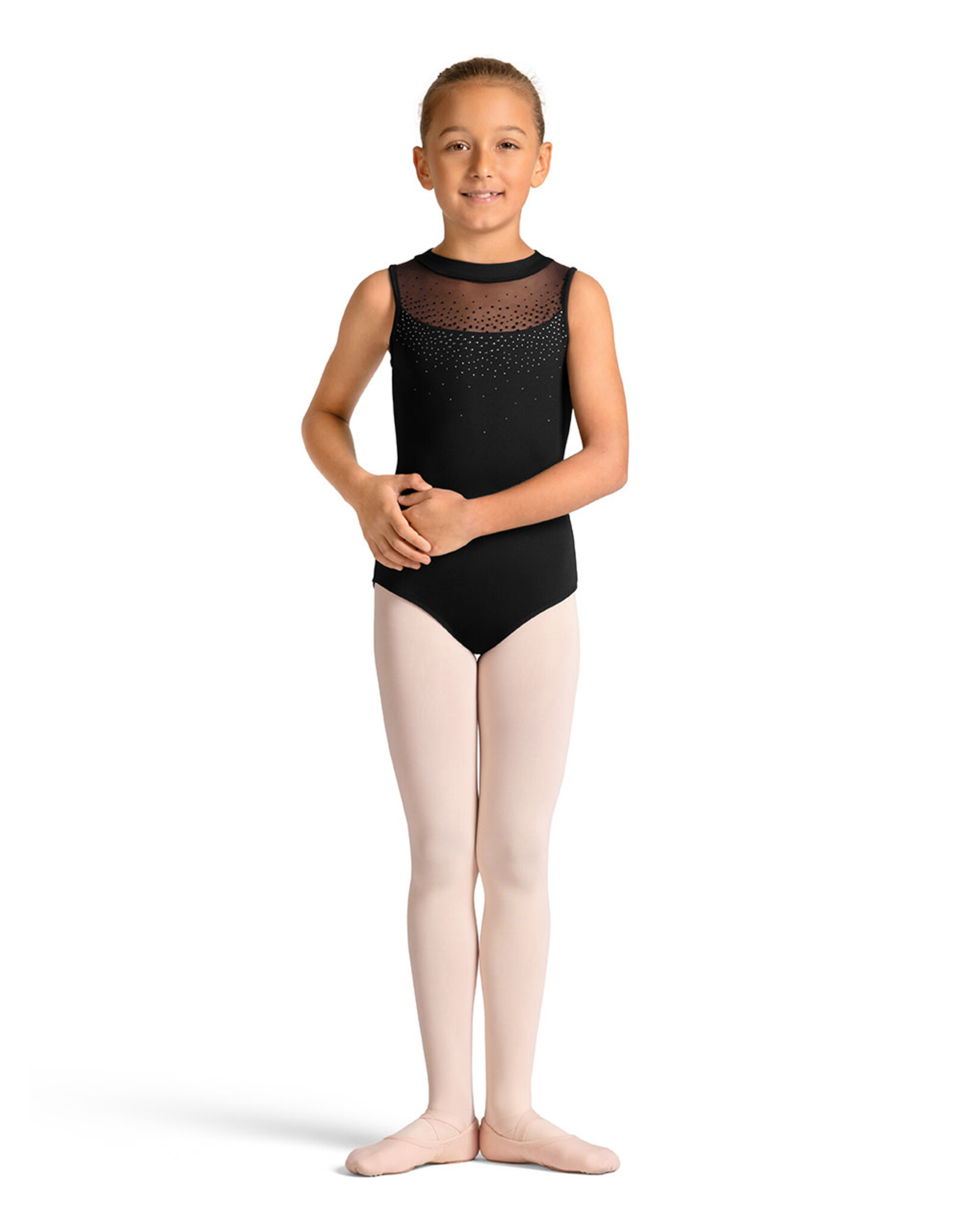 Mirella Mirella- Mock Neck Zip Back Leotard-