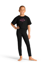 Mirella Mirella- Cropped Dance Print Tshirt-