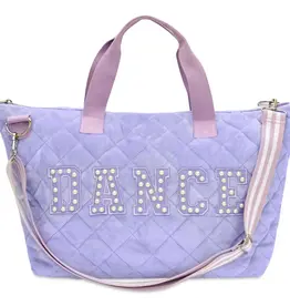 Iscream Iscream Quilted Overnight Bag- Purple-