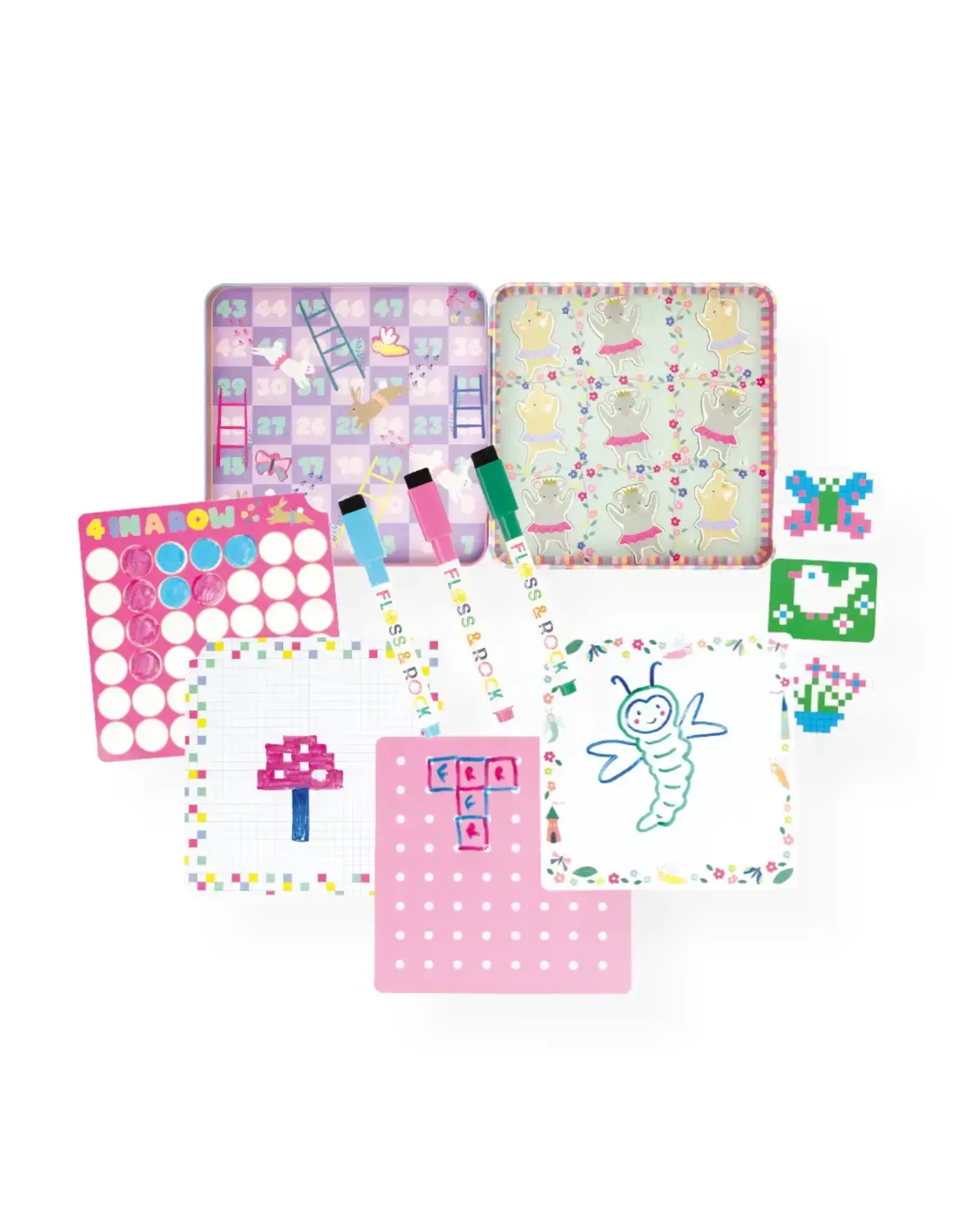 Floss & Rock Floss & Rock- Enchanted Magnetic Fun and Games Tin-