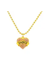 Zomi Gem Zomi Gems- Gold Dance Heart Necklace-