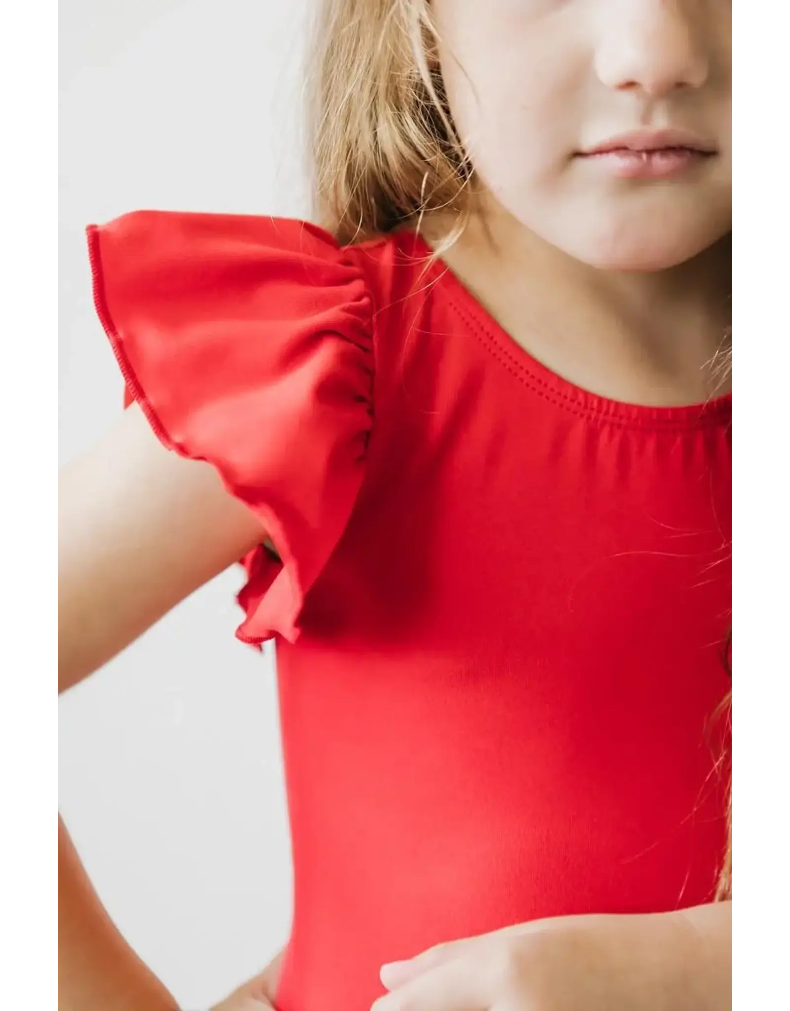 Mila & Rose Mila & Rose- Flutter Sleeve Leotard