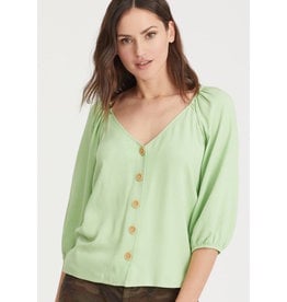 SANCTUARY BALWINA MODERN BUTTON FRONT TOP