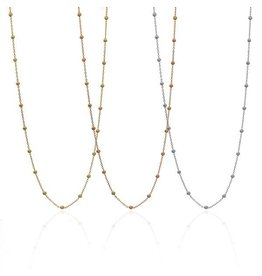 ANUJA TOLIA MULTI BEAD CHAIN NECKLACE (NF)