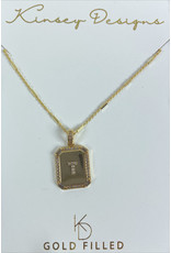 KINSEY DESIGNS KINSEY INITIAL TILE NECKLACE