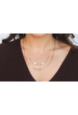 OZ JEWELRY CAEL LAYERED LINK NECKLACE