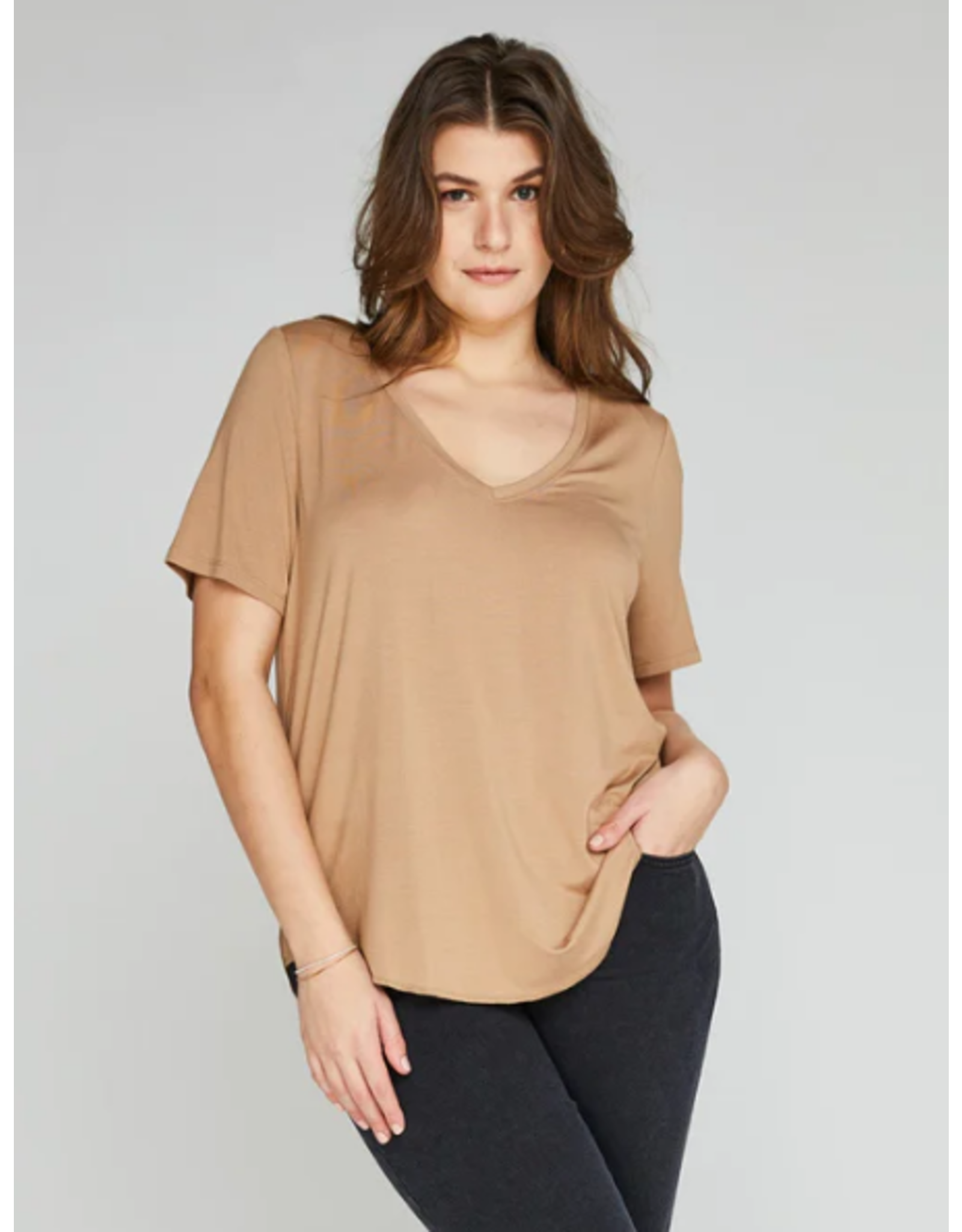 GENTLE FAWN LEWIS V NECK TOP