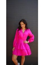 QUINCE SILKY TIERED DRESS