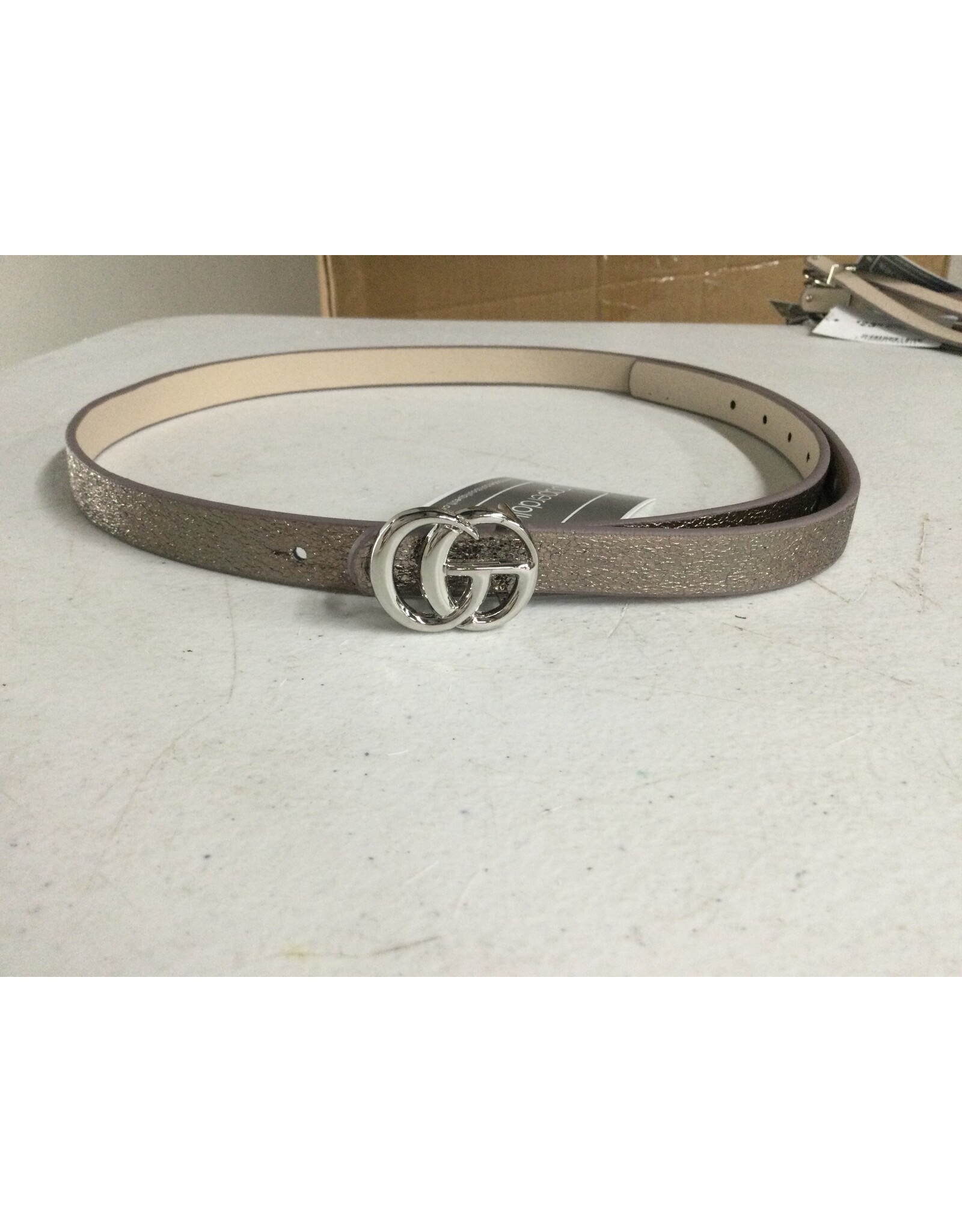 MACEN SKINNY METALLIC BELT