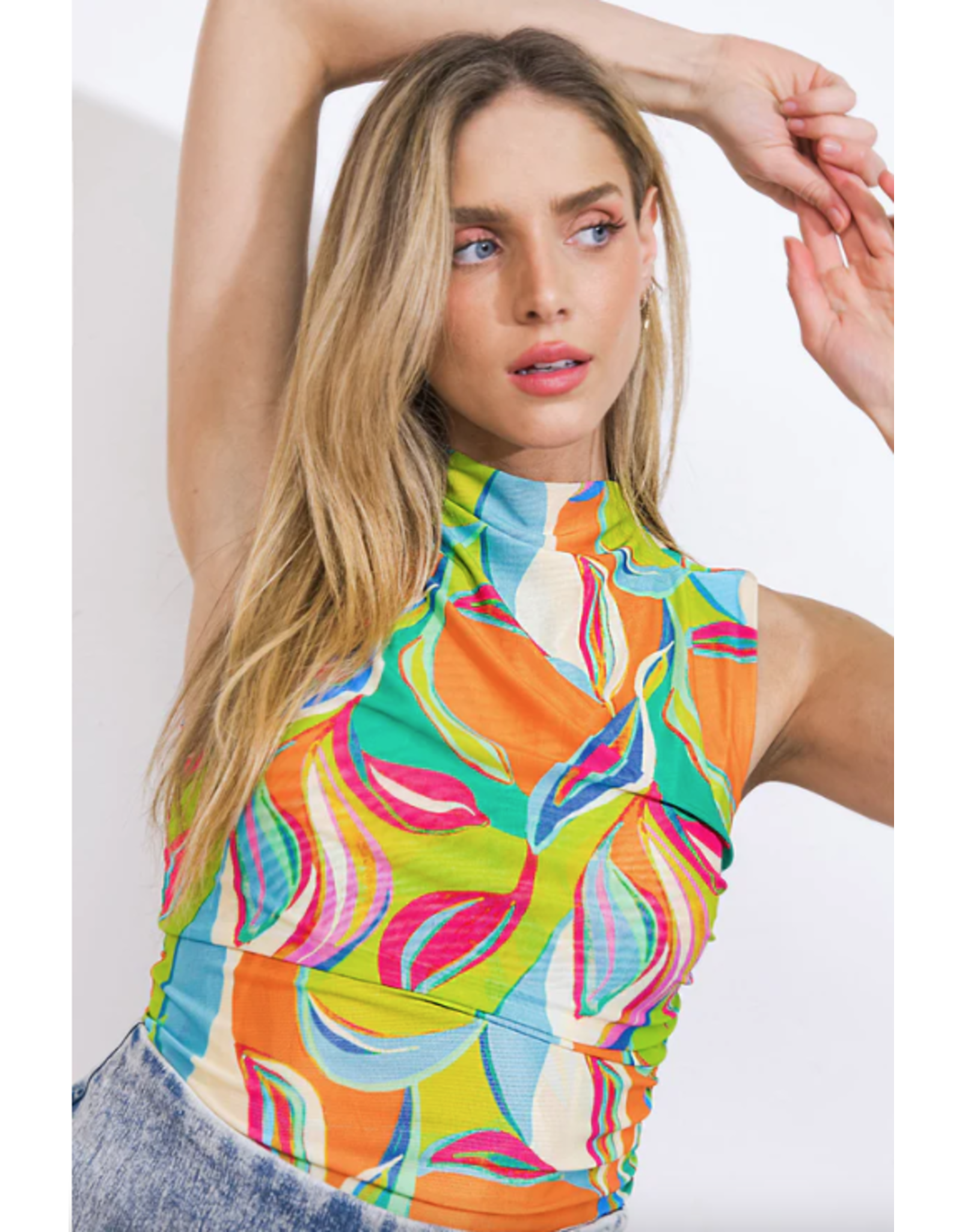 BARBIE ABSTRACT TOP