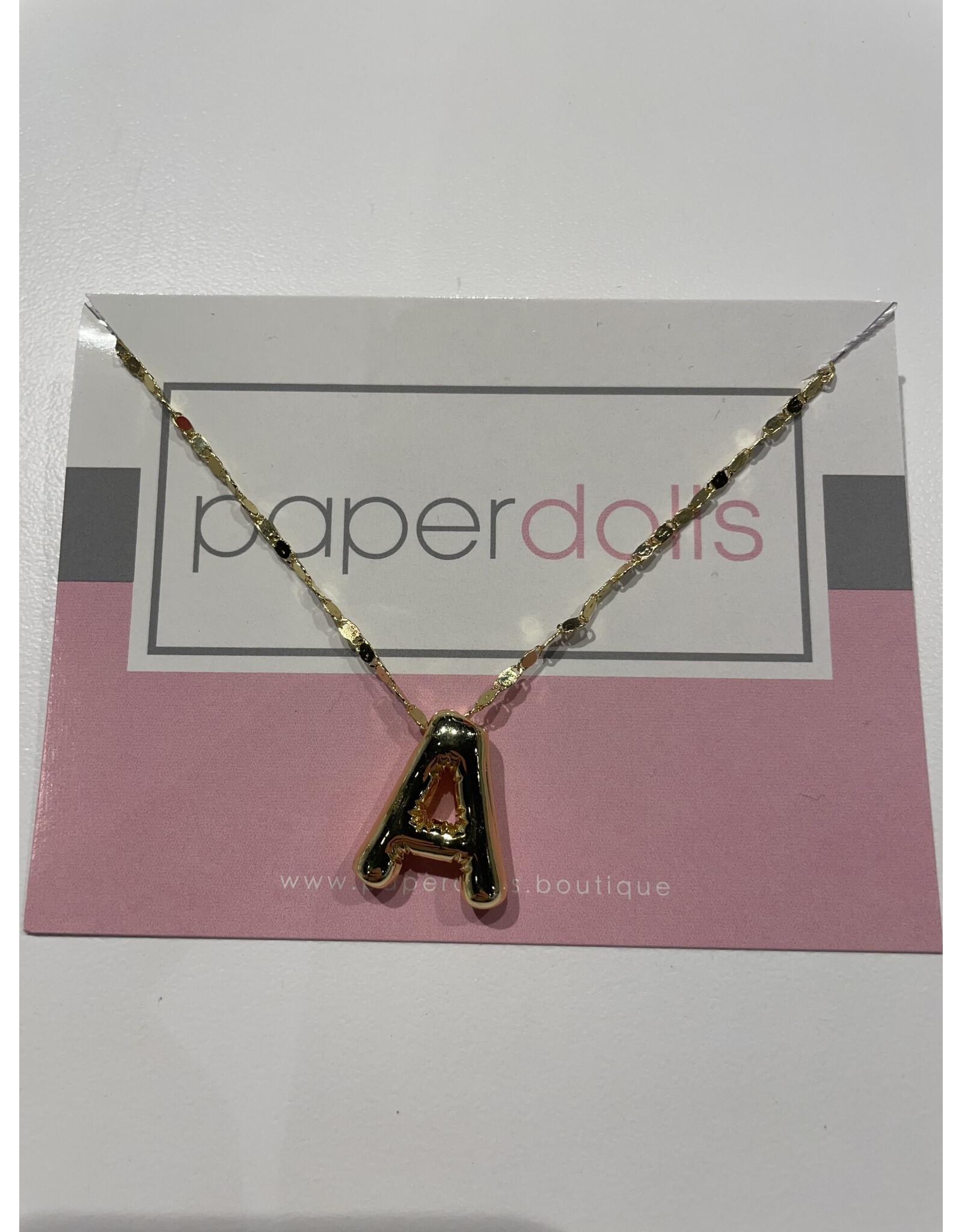 MILIA INITIAL BUBBLE NECKLACE