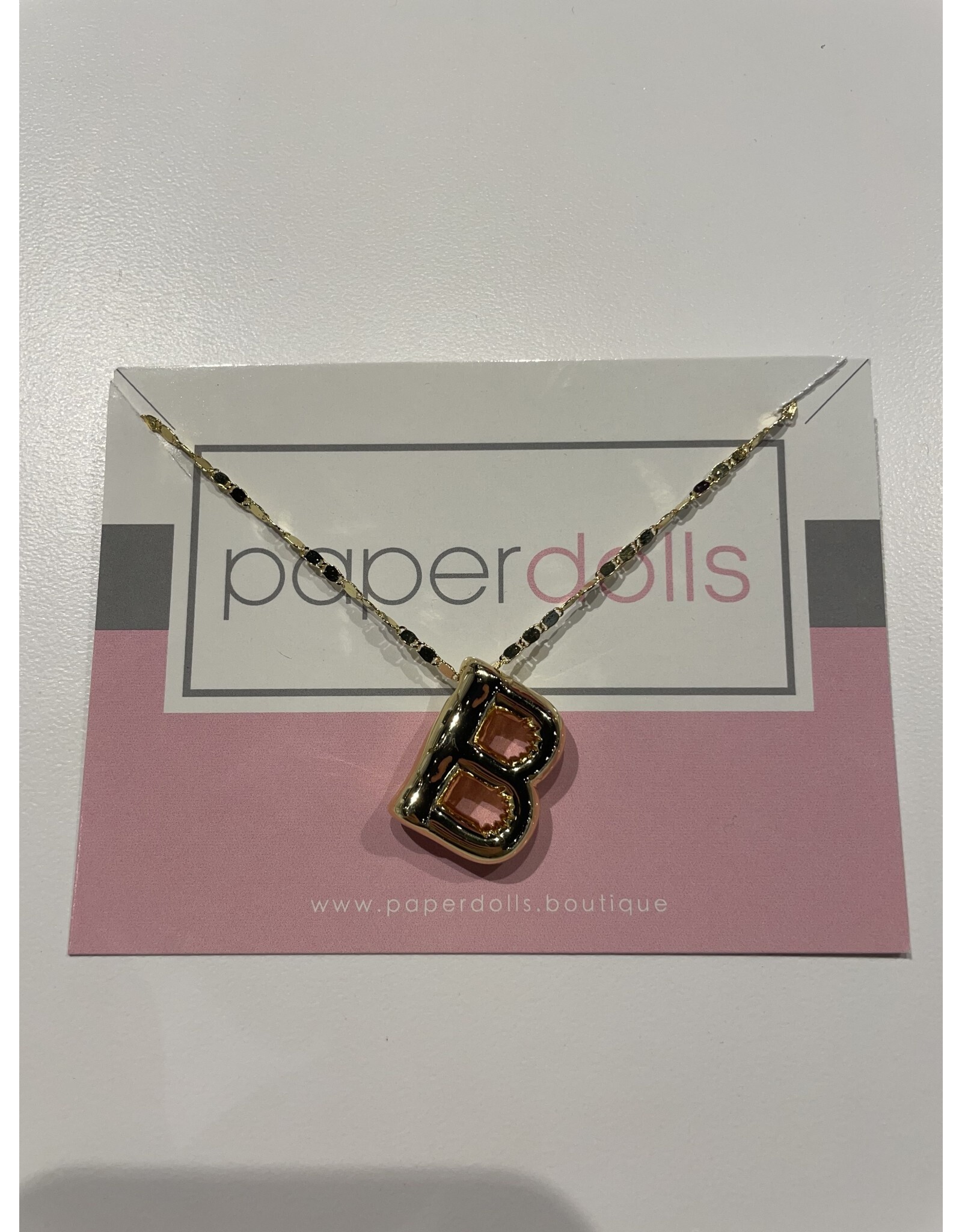 MILIA INITIAL BUBBLE NECKLACE