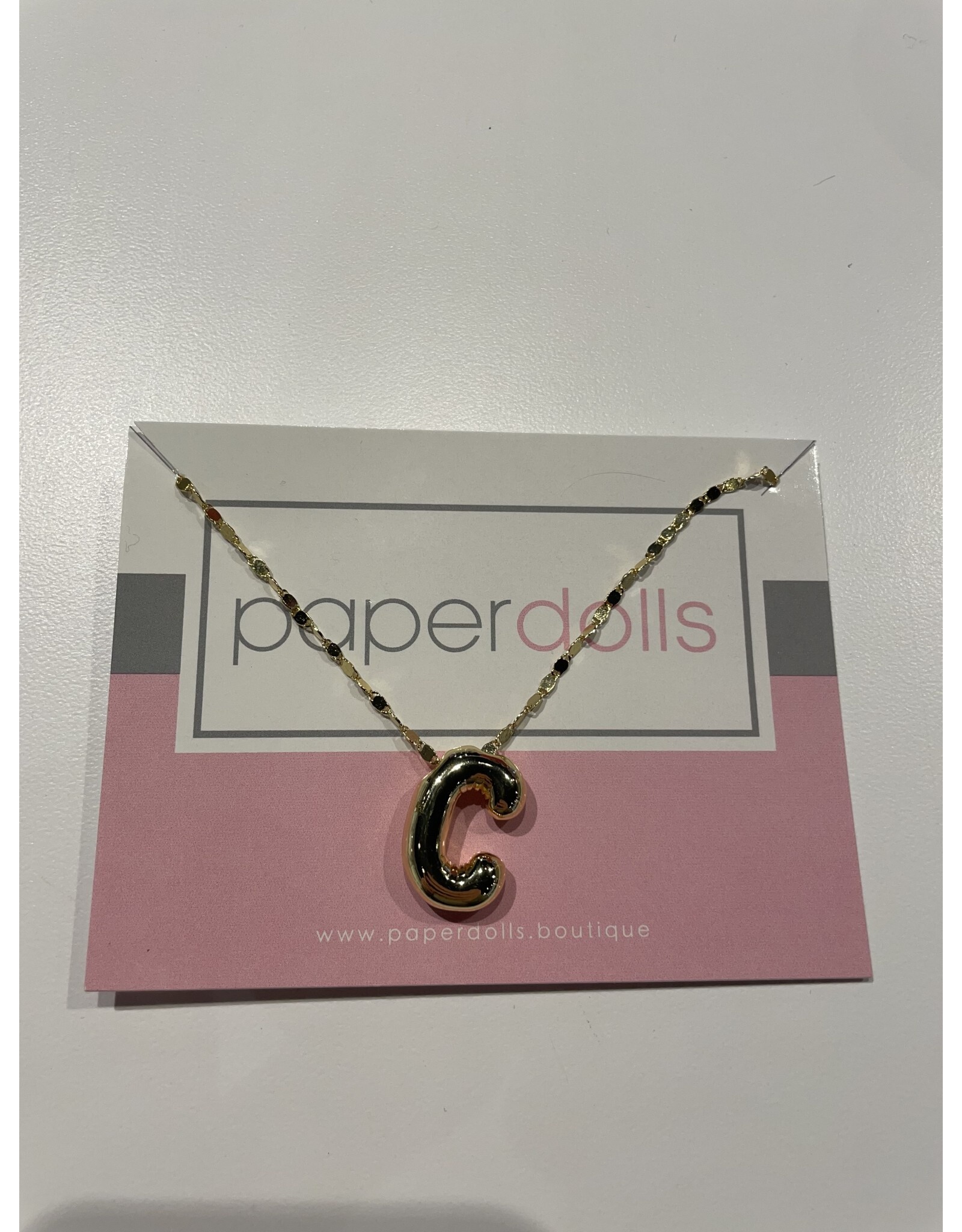 MILIA INITIAL BUBBLE NECKLACE