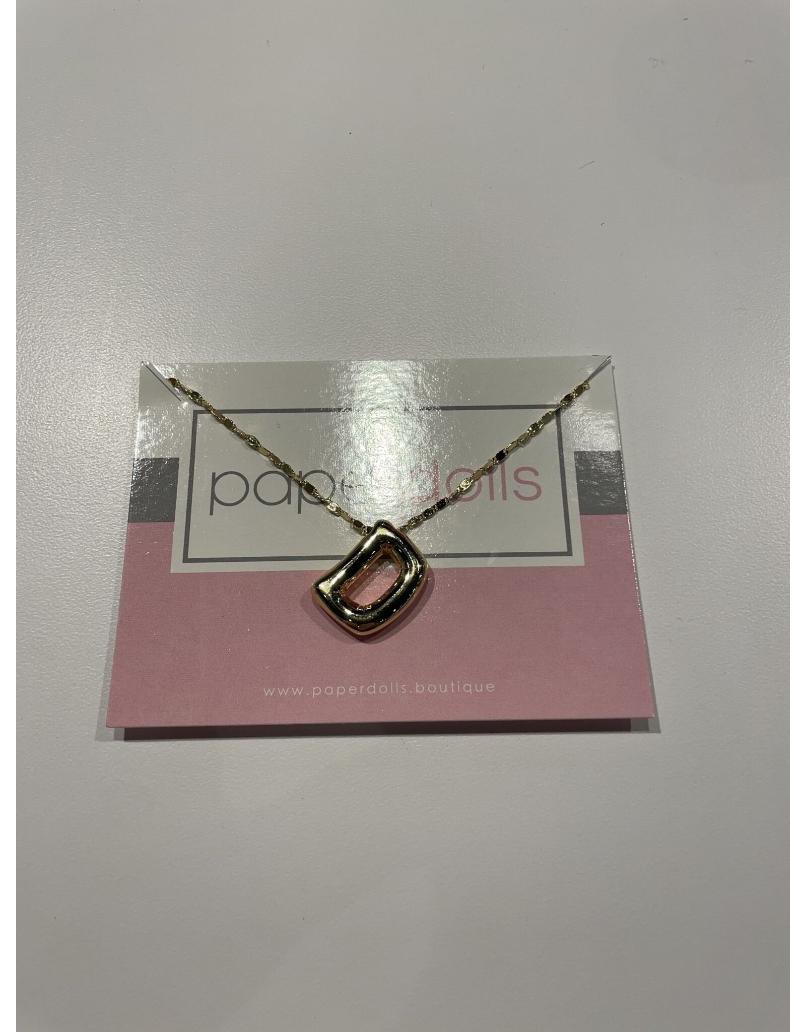 MILIA INITIAL BUBBLE NECKLACE