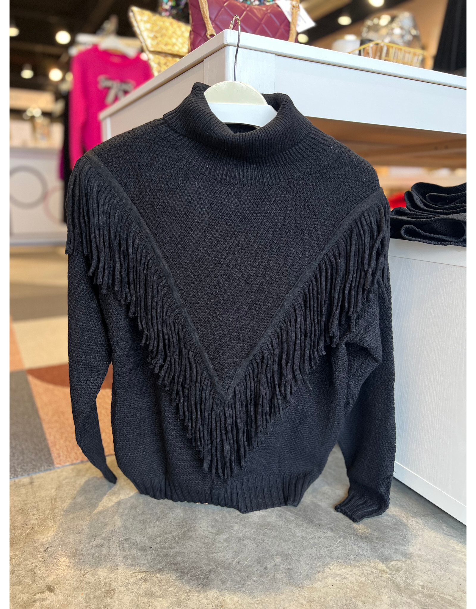 ZORA FRINGE SWEATER