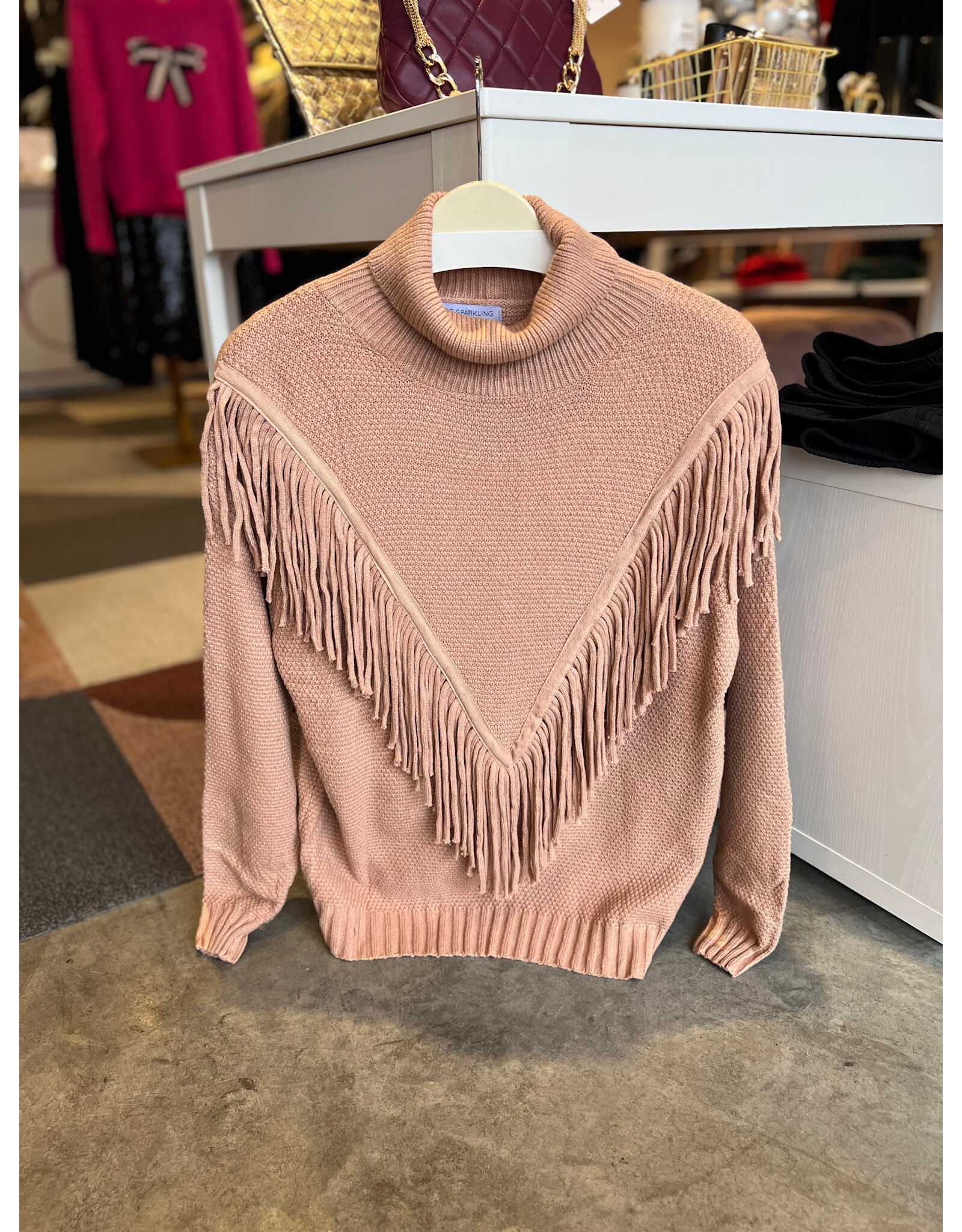 ZORA FRINGE SWEATER