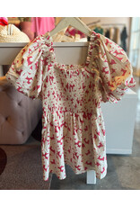 ELIAN FLORAL SMOCKED TOP