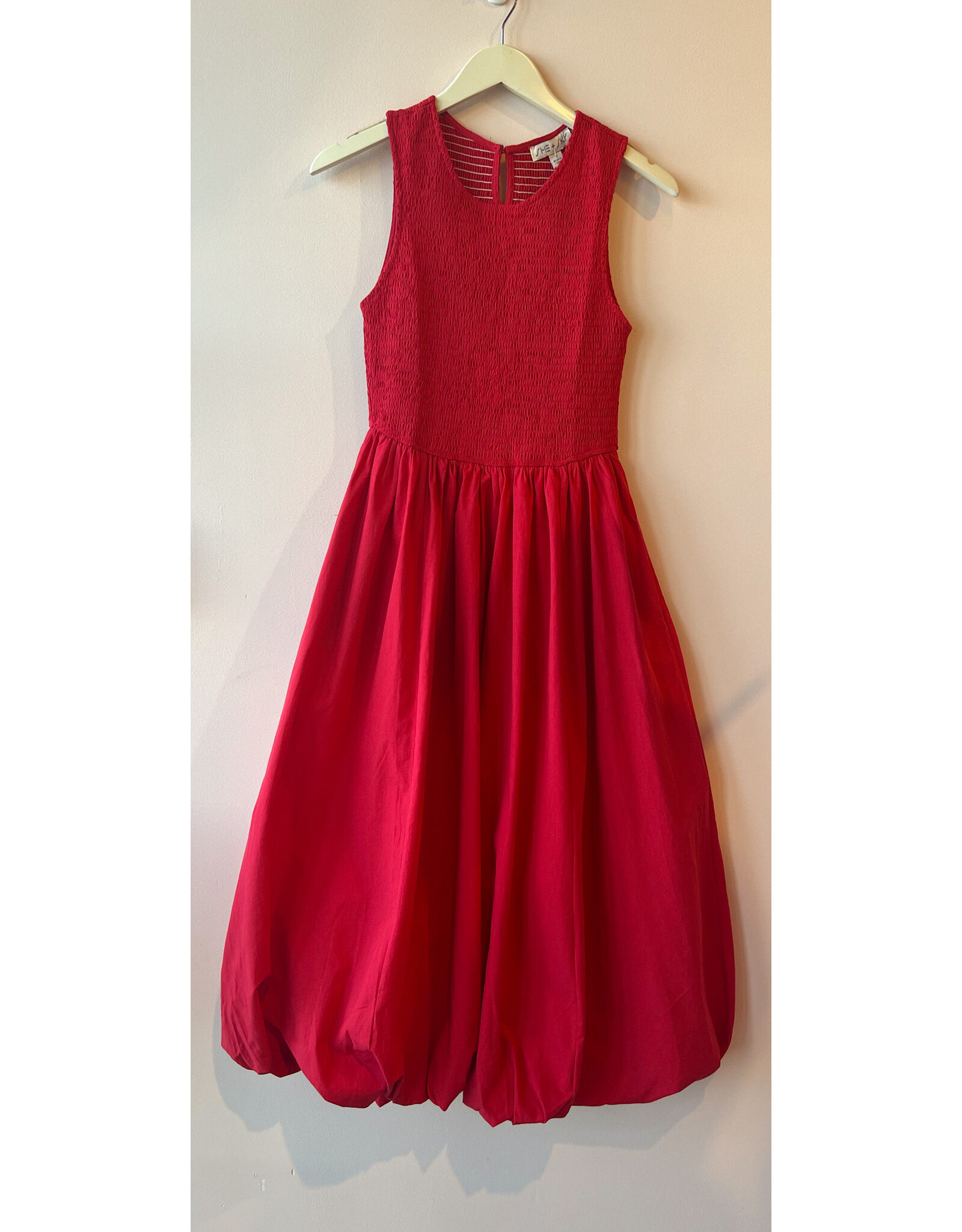 MAGNOLIA BUBBLE MIDI DRESS