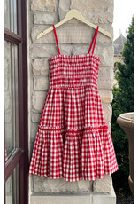 ALARICE STRIPED SLEEVELESS DRESS