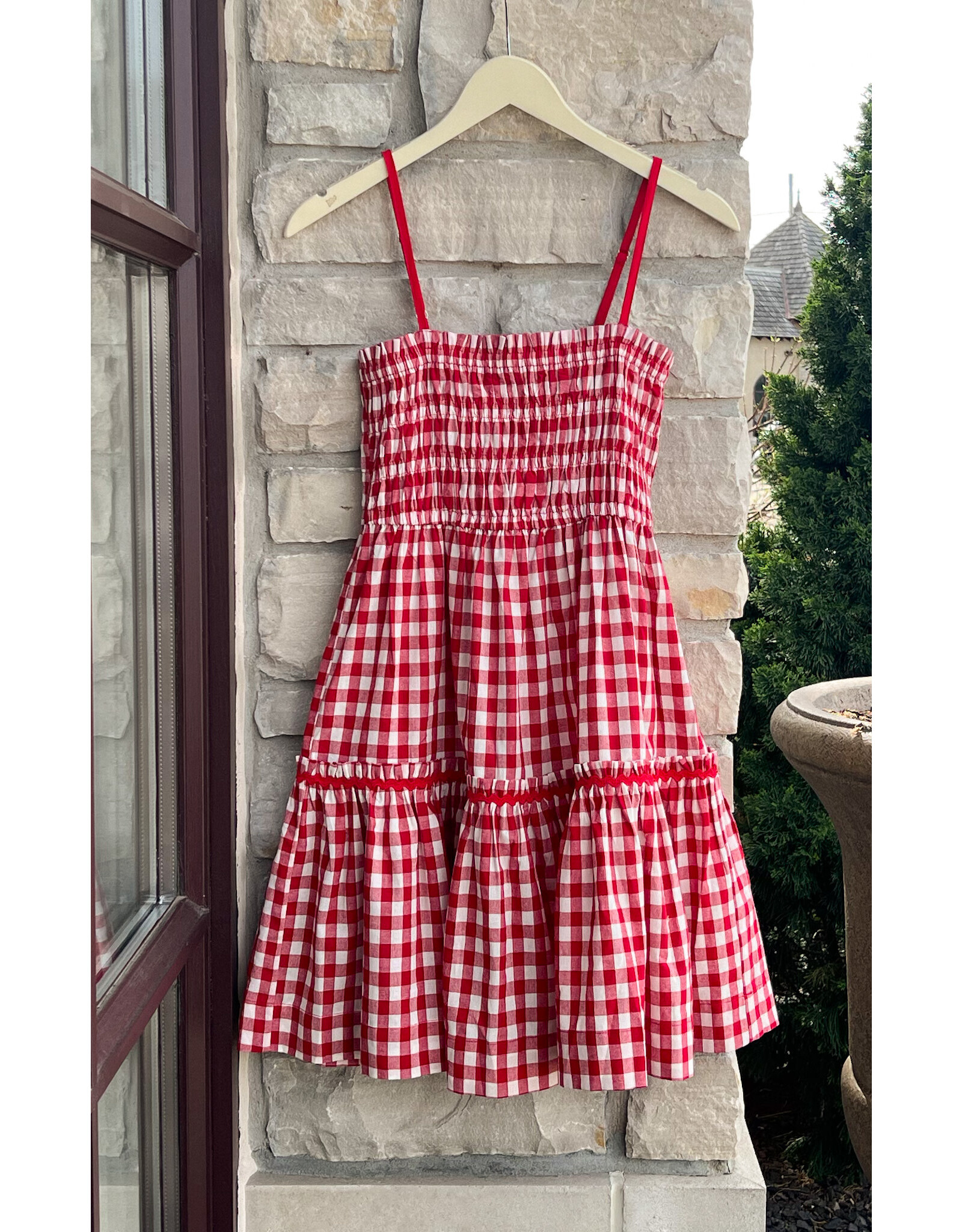 ALARICE STRIPED SLEEVELESS DRESS