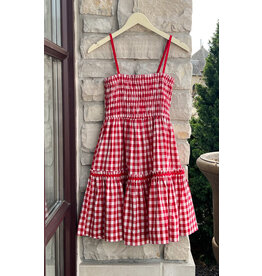 ALARICE STRIPED SLEEVELESS DRESS