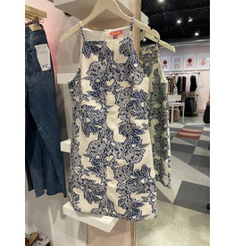 THML RONANA HALTER FLOWER EMBROIDERED DRESS