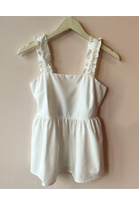 GEORGE RUFFLE DETAIL STRAP TOP