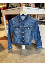SAMANTHA MID BRUSHED DENIM JACKET
