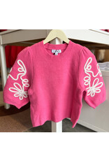 MADELYN EMBROIDERED KNIT TOP