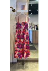 POPPI TROPICAL MIDI DRESS