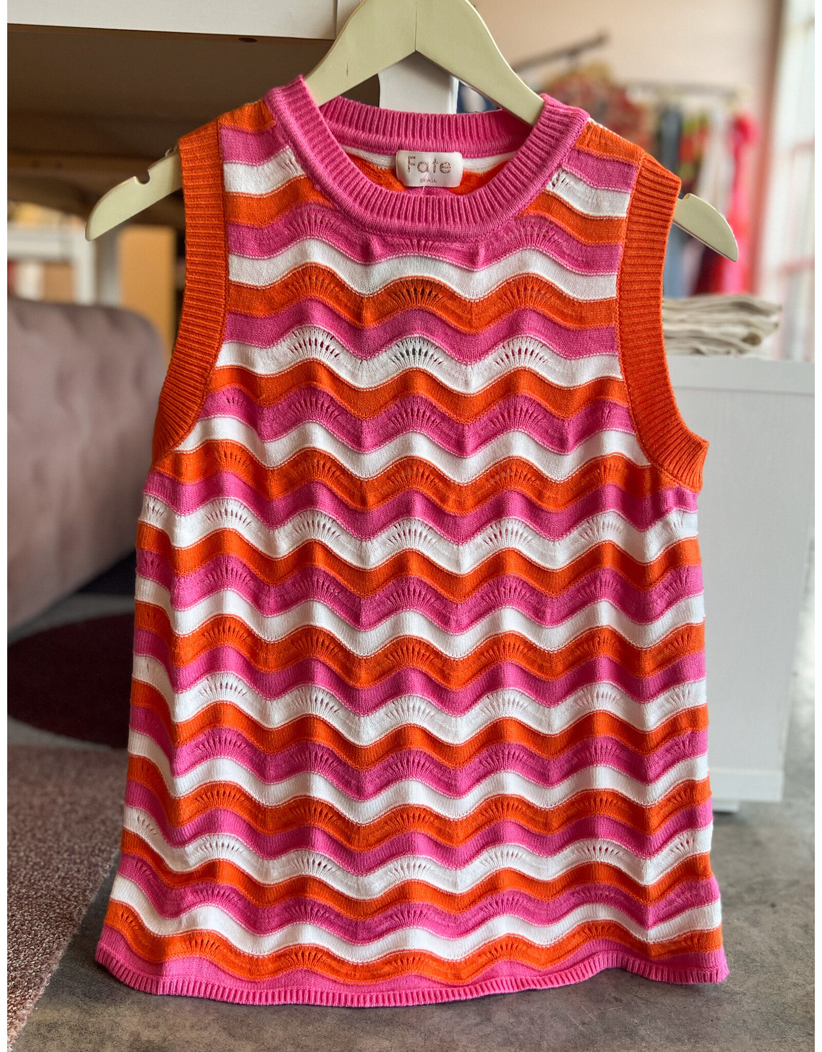 AURELIA WAVY STRIPE TOP