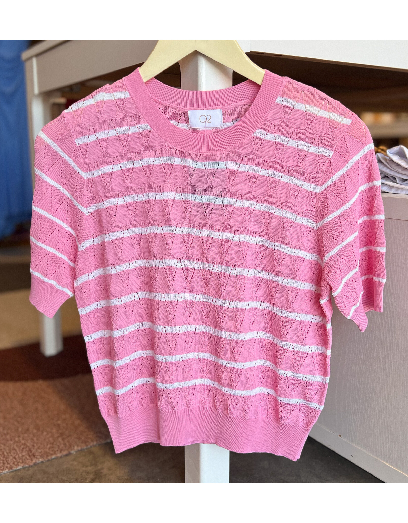 GRAHAM STRIPE SWEATER TOP