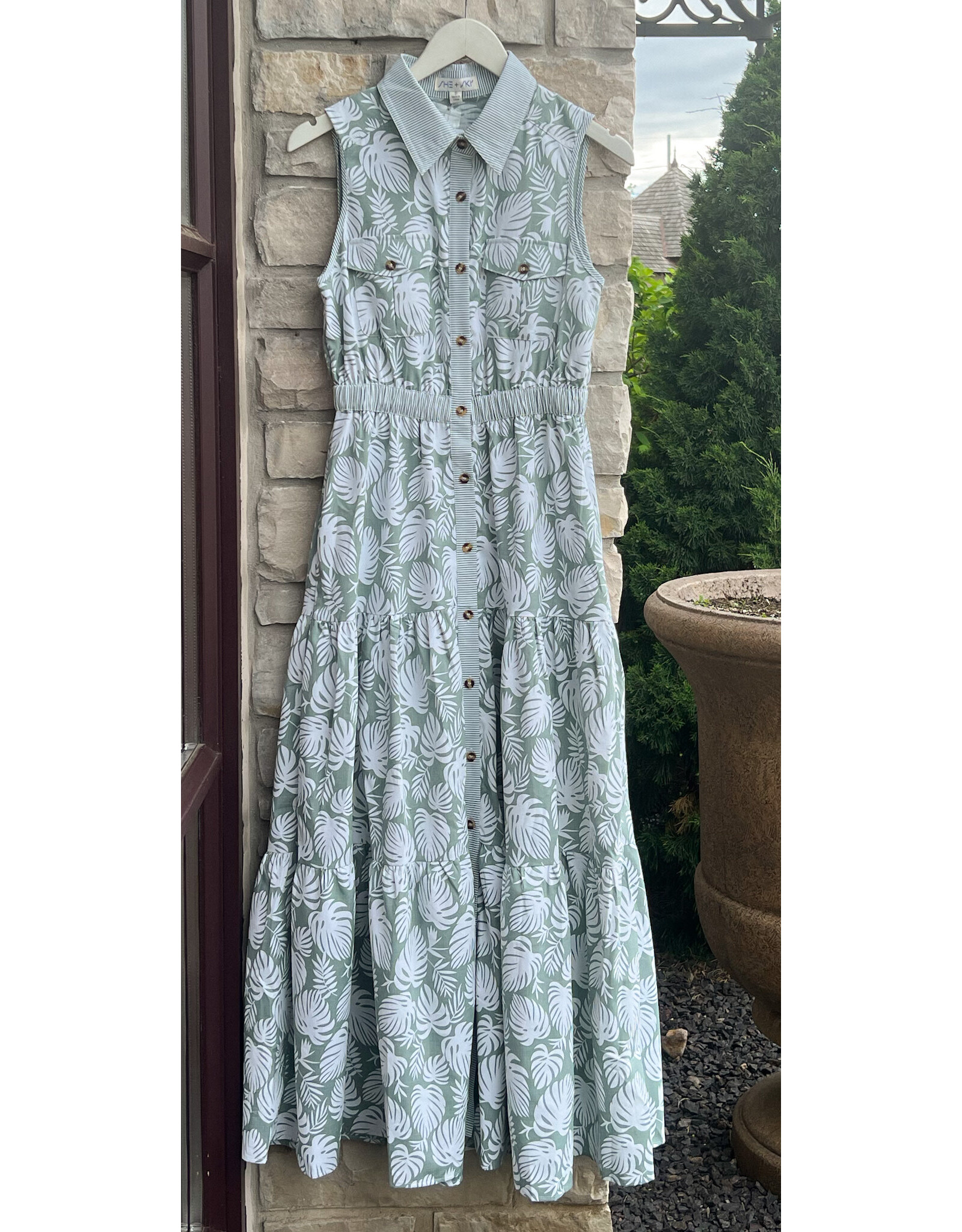 ELWAY BUTTON DOWN MAXI