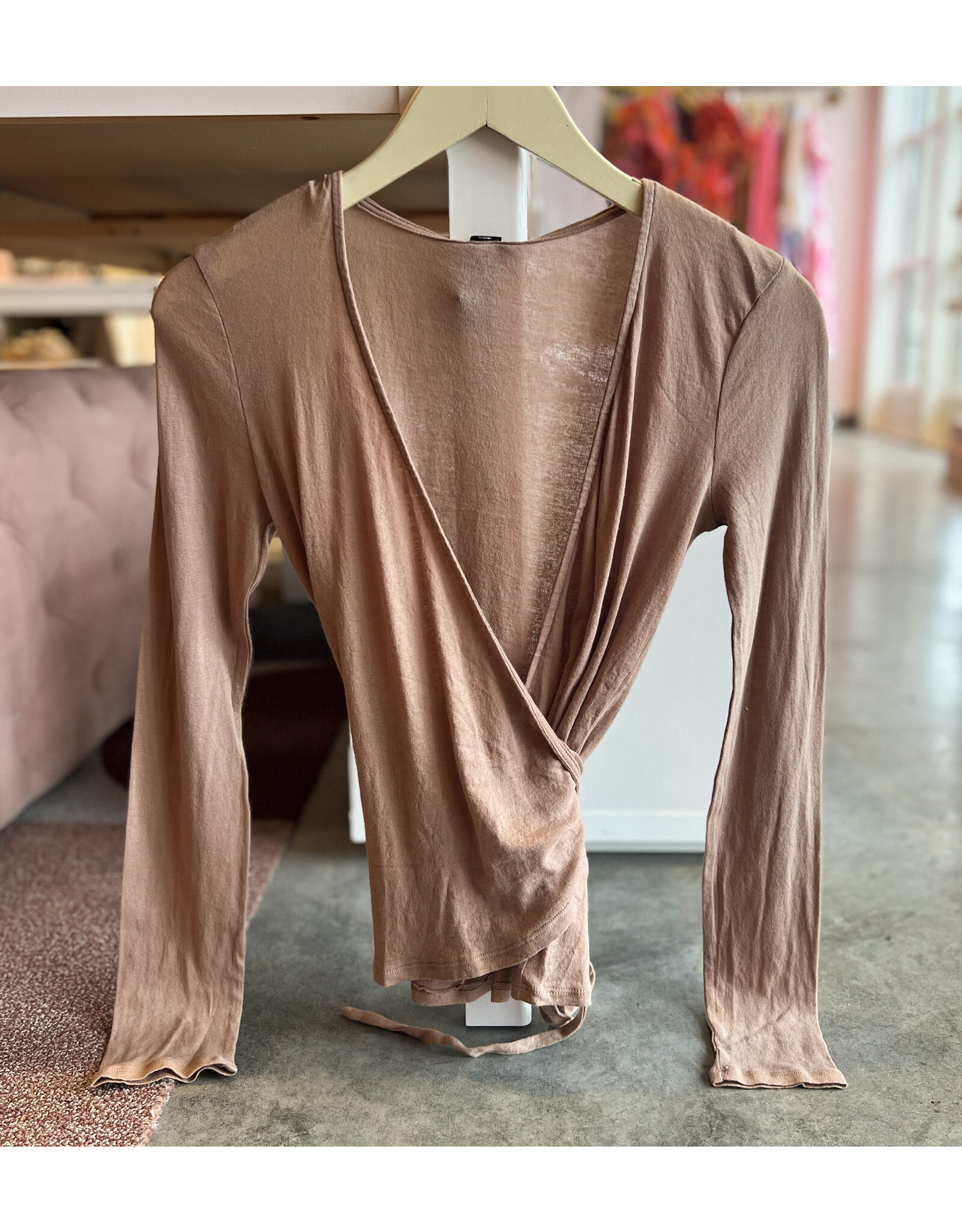 INANNA L/S BALLET WRAP TOP