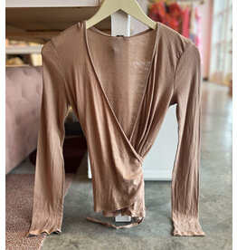 INANNA L/S BALLET WRAP TOP
