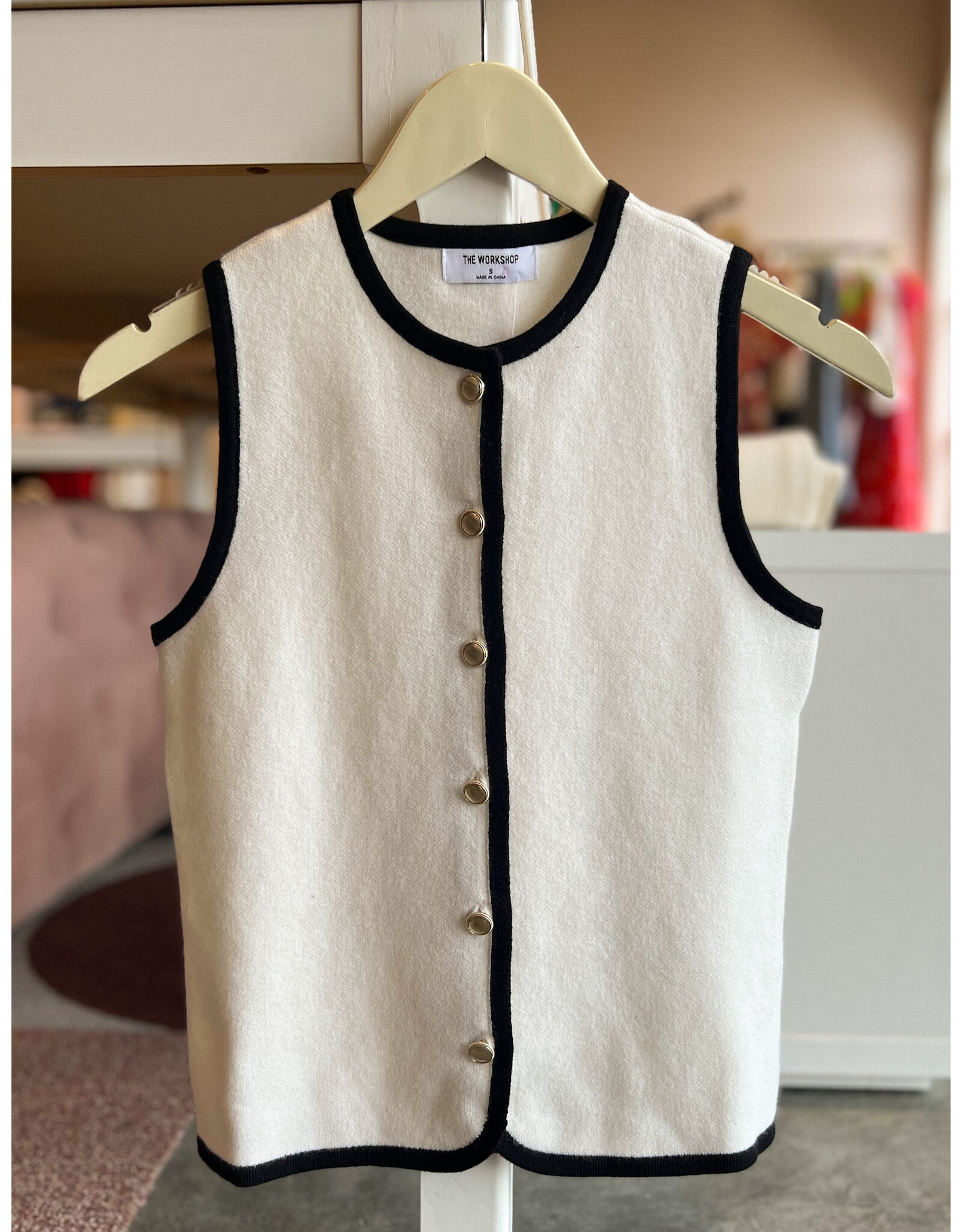 LILAVATI TRIM DETAIL VEST